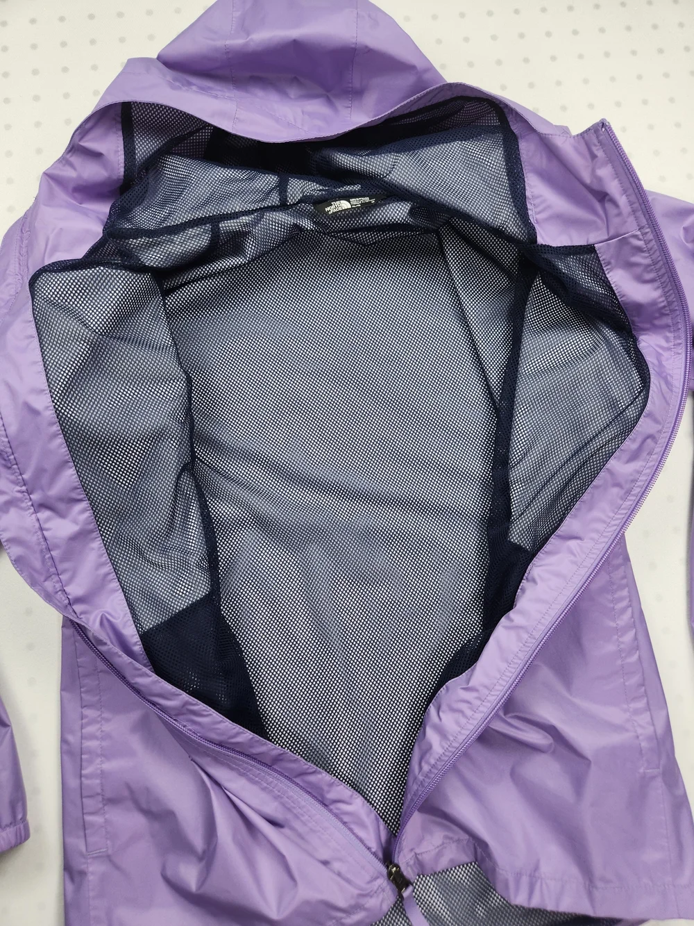 The North Face Girls DryVent Hooded Rain Jacket Lavder Size Xl